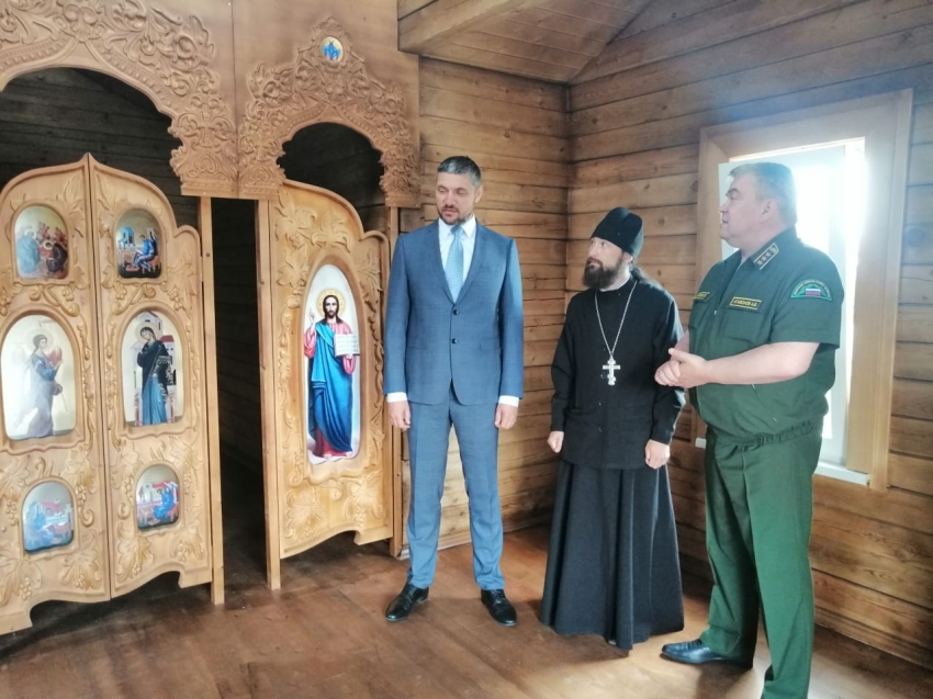 ​Александр Осипов посетил перед открытием первый в России храм Авиалесоохраны